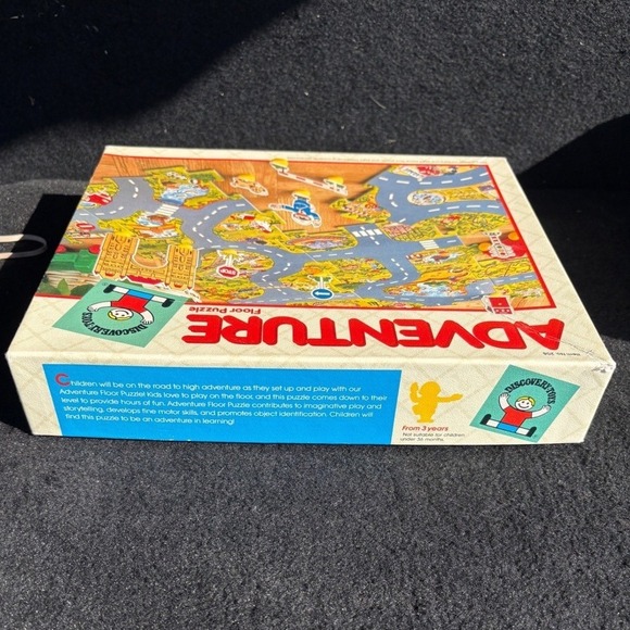 Discovery Toys Adventure Floor Puzzle Roadside Accessories for Kids Vintage 1986 - Picture 2 of 5